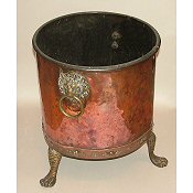 Antique coal skuttle