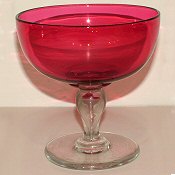 Antique cranberry glass