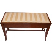 antique duet piano stool