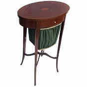 Edwardian Inlaid workbox