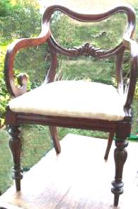 Victorian elegant 'Elbow chair'