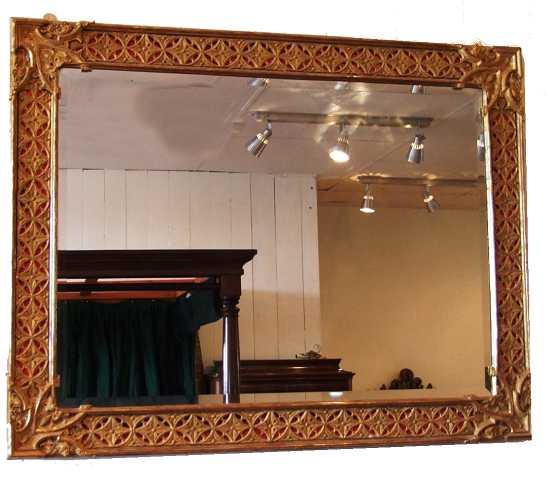 Mid 19th Century Gothic Revival Overmantle