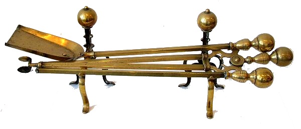 Art Nouveau Brass Fender