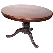 Early victorian mohogany tilt top table