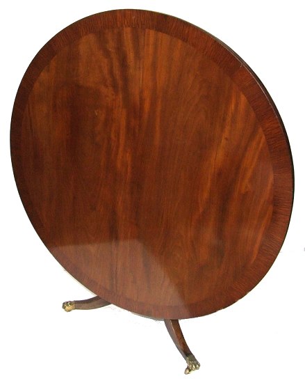 Impressive Regency Mahogany Circular Dining Table