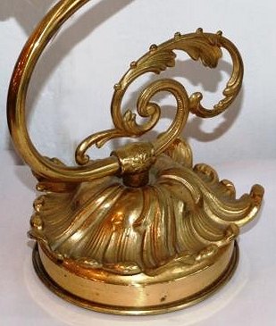 Antique brass lamp
