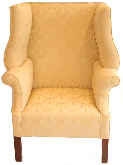 19th Century Gentleman's Wing Armchair