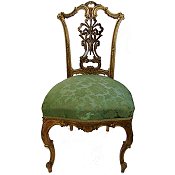 Continental Victorian Gilt Side Chair