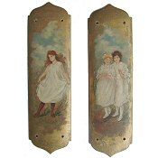 Antique door plates