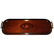 Antique inlaid tray