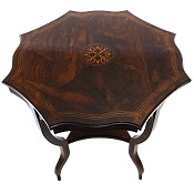 Victorian inlaid table