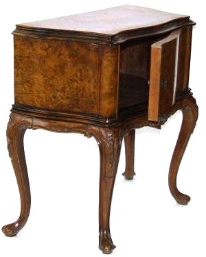 Antique pair of bedside tables