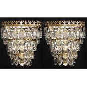 Pair of antique wall lights