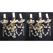 Victorian Napoleon 111 pair of wall lights