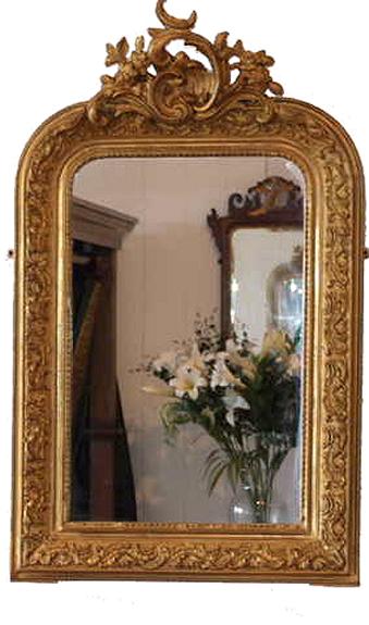 1880 a very attractive French gilt mirror
