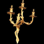 Large Gilt Wall Light