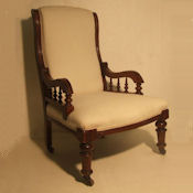 Victorian mahogany chair