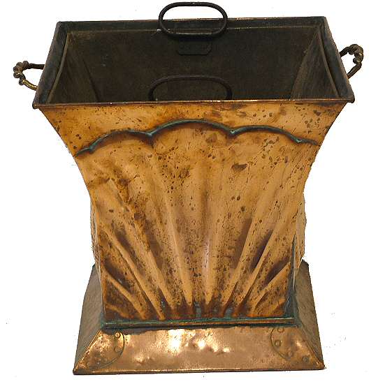 Antique coal skuttle