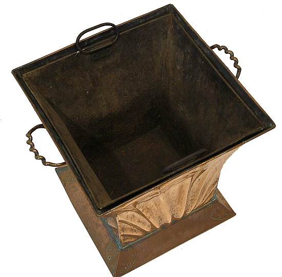 Antique coal skuttle