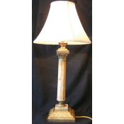 large brass and onyx table lamp