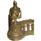 Antique brass fender