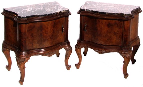 Antique bedside cabinets