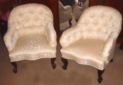 Early Victorian armchairs 