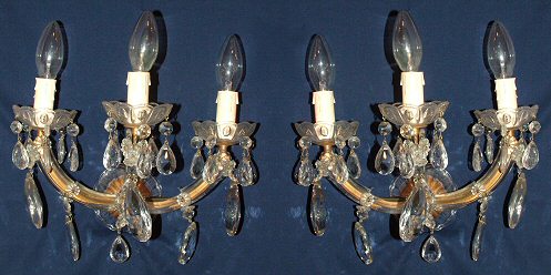 Antique wall lights