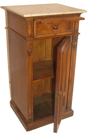 Antique pair of bedside cabinets