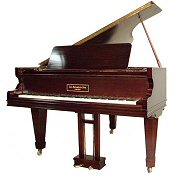 Antique grand piano