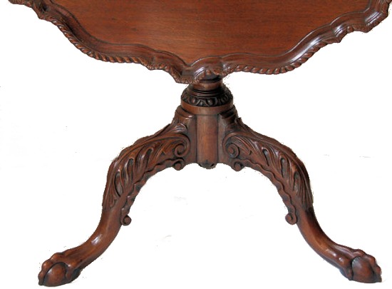Antique tilt top table