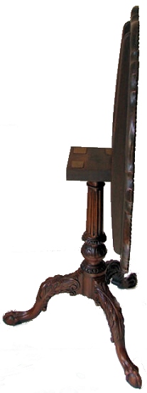 Antique tilt top table