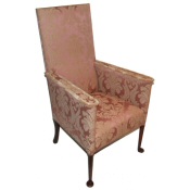 Edwardian high back armchair