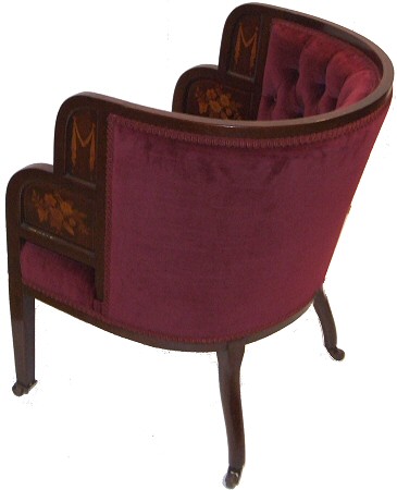 Inlaid antique chair