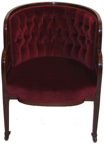 Inlaid antique chair