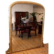 Large Victorian gilt mirror