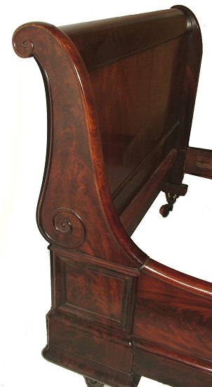  Antique 19th Century French Sleigh Bed