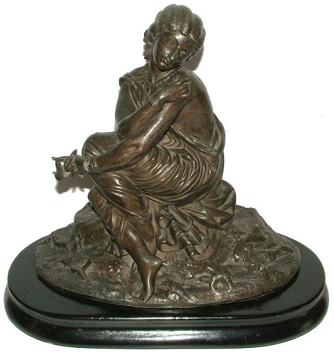 Antique spelter figure