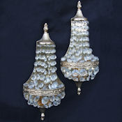 Gilt Empire Style Wall Lights