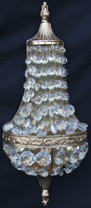 Gilt Empire Style Wall Lights