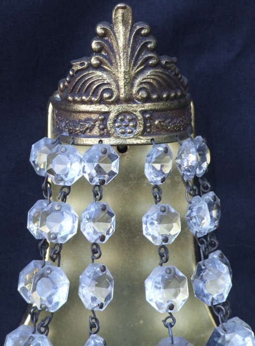 Pair of Icicle Drop Crystal Wall lights