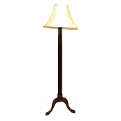 Edwardian Mahogany standard lamp